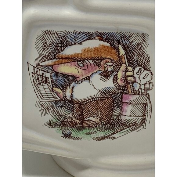 Golf Bag Shaped Mug Pencil Holder 1991 Golf Gifts Novelty Gift For Dad - Picture 4 of 7